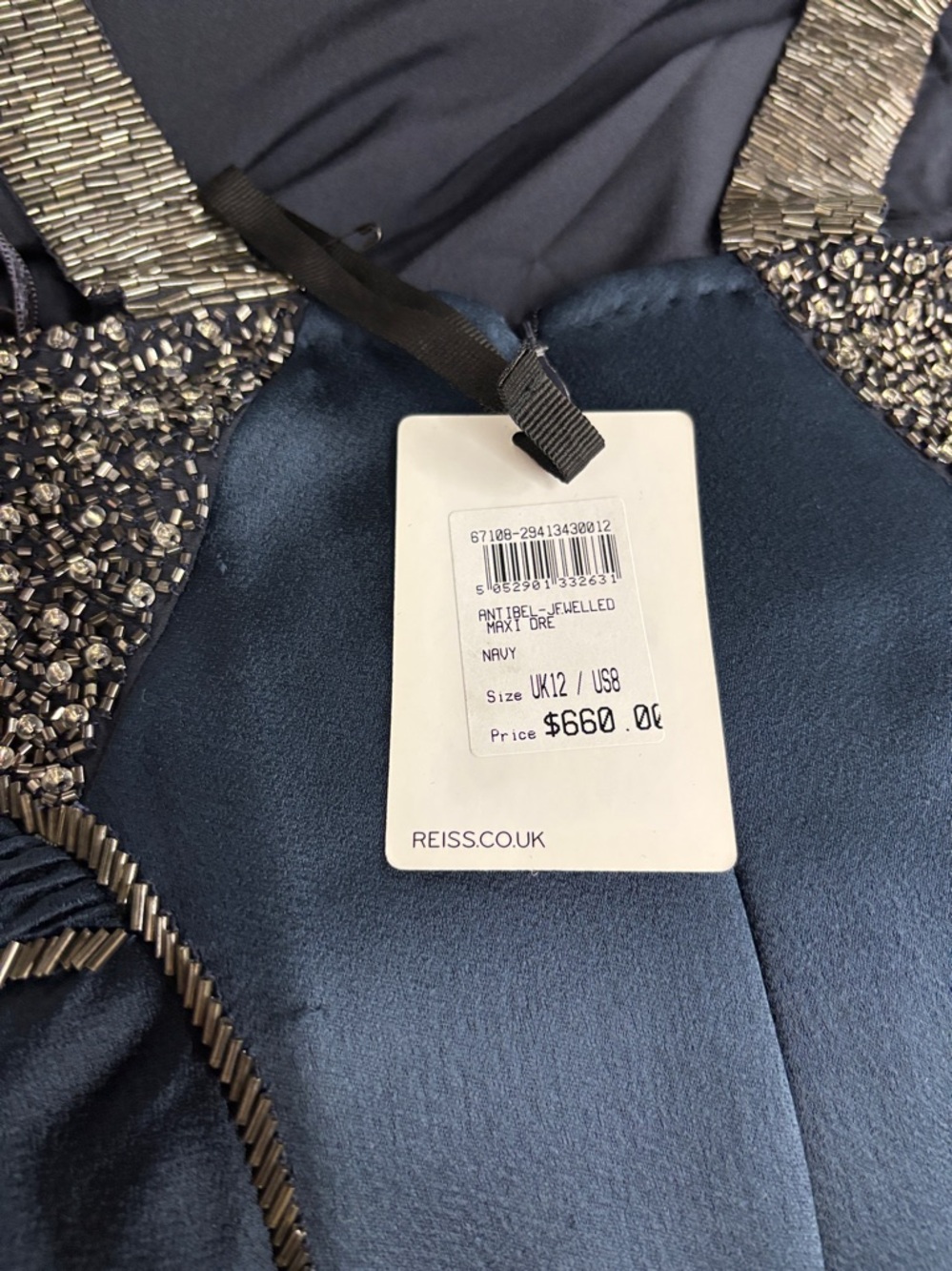 Reiss Antibel Beaded Formal Gown - Picture 7 of 10
